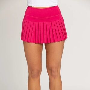 Hot Pink Gold Hinge Skirt